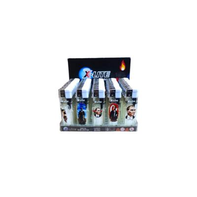 X-lite Atatürk Baskılı Şeffaf Çakmak