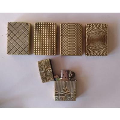Baklava Desenli Metal Benzinli Çakmak